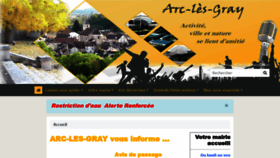 What Arc-les-gray.com website looked like in 2019 (4 years ago)
