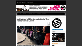 What Antifascistnetwork.org website looked like in 2019 (4 years ago)