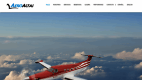 What Aeroaltai.com website looked like in 2019 (4 years ago)