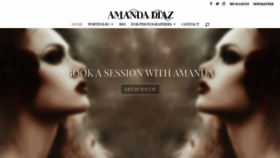 What Amandadiaz.com website looked like in 2019 (4 years ago)