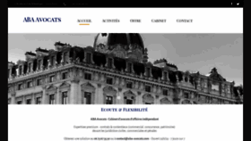 What Aba-avocats.com website looked like in 2019 (4 years ago)