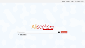 What Aliseeks.com website looked like in 2019 (4 years ago)