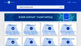 What Asan.az website looked like in 2019 (4 years ago)
