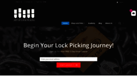 What Art-of-lockpicking.com website looked like in 2019 (4 years ago)