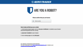 What Aerotrader.com website looked like in 2019 (4 years ago)