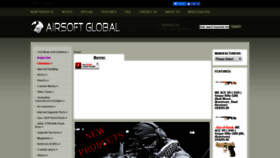 What Airsoftglobal.com website looked like in 2019 (4 years ago)