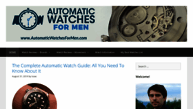 What Automaticwatchesformen.com website looked like in 2019 (4 years ago)