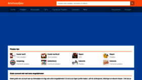 What Animaatjes.nl website looked like in 2019 (4 years ago)