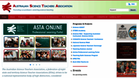 What Asta.edu.au website looked like in 2019 (4 years ago)