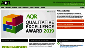 What Aqr.org.uk website looked like in 2019 (4 years ago)