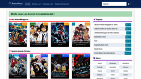 What Animefans.net website looked like in 2019 (4 years ago)