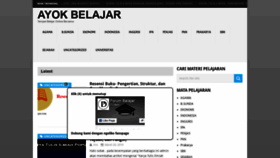 What Artikelbelajar.com website looked like in 2019 (4 years ago)