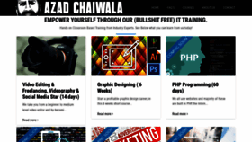 What Azadchaiwala.pk website looked like in 2019 (4 years ago)