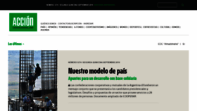 What Accion.coop website looked like in 2019 (4 years ago)