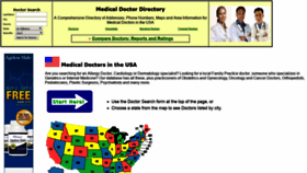 What All-doctors.org website looked like in 2019 (4 years ago)