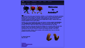 What Anim8or.com website looked like in 2019 (4 years ago)
