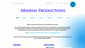 What Arhayas.com website looked like in 2019 (4 years ago)