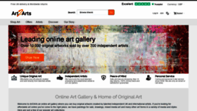 What Art2arts.co.uk website looked like in 2019 (4 years ago)