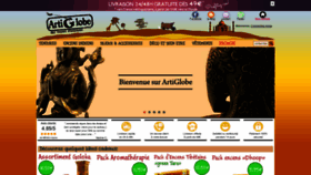 What Artiglobe.com website looked like in 2019 (4 years ago)