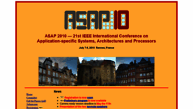 What Asap2010.inria.fr website looked like in 2019 (4 years ago)