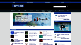 What Amsbio.com website looked like in 2019 (4 years ago)