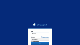 What Admin.showclix.com website looked like in 2019 (4 years ago)