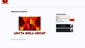 What Adityabirla.ivalua.com website looked like in 2019 (4 years ago)