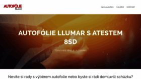 What Autofolie-llumar.cz website looked like in 2019 (4 years ago)