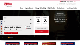 What Airindiaexpress.in website looked like in 2019 (4 years ago)