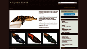 What Alligatorworld.com website looked like in 2019 (4 years ago)