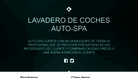 What Auto-spa.es website looked like in 2019 (4 years ago)