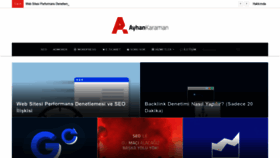 What Ayhankaraman.com website looked like in 2019 (4 years ago)
