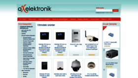 What Axelektronik.com.tr website looked like in 2019 (4 years ago)
