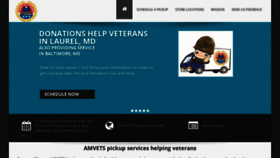 What Amvetspickup.org website looked like in 2019 (4 years ago)