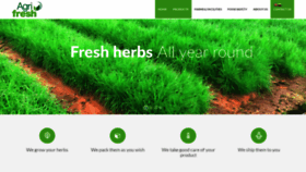 What Agrifresh-herbs.com website looked like in 2019 (4 years ago)
