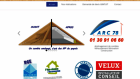 What Arc78.fr website looked like in 2019 (4 years ago)