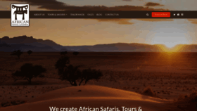 What Africantravel.com website looked like in 2019 (4 years ago)