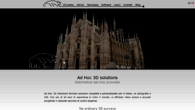 What Adhoc3d.com website looked like in 2019 (4 years ago)
