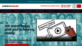 What Americahears.com website looked like in 2019 (4 years ago)
