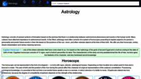 What Astrologyk.com website looked like in 2019 (4 years ago)