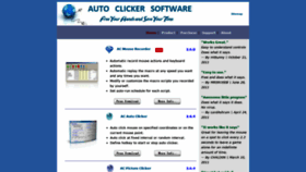 What Autoclickersoft.com website looked like in 2019 (4 years ago)