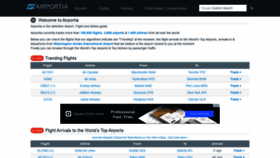 What Airportia.com website looked like in 2019 (4 years ago)