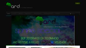 What Aradiod.co.za website looked like in 2019 (4 years ago)