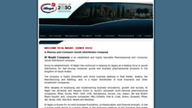 What Alnaghi.com website looked like in 2019 (5 years ago)