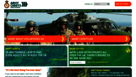 What Armycadets.com website looked like in 2019 (4 years ago)