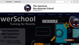 What Abs.edu.kw website looked like in 2019 (4 years ago)