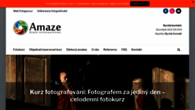 What Amaze.cz website looked like in 2019 (4 years ago)