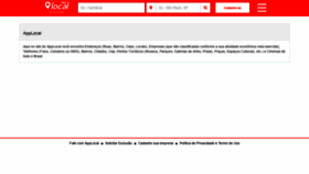 What Applocal.com.br website looked like in 2019 (5 years ago)