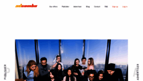 What Adcombo.com website looked like in 2019 (6 years ago)
