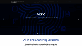 What Axsmarine.com website looked like in 2019 (4 years ago)